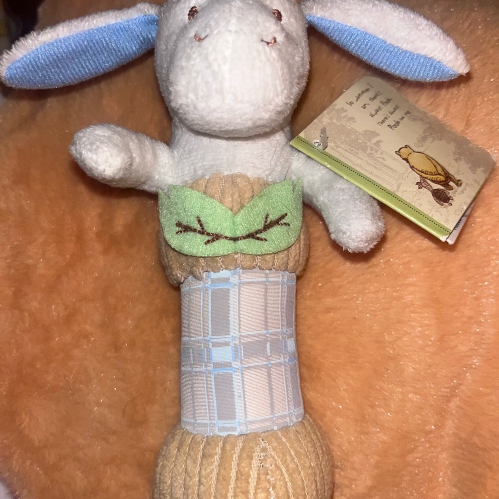 Cute Plush EOR Rattle Toy